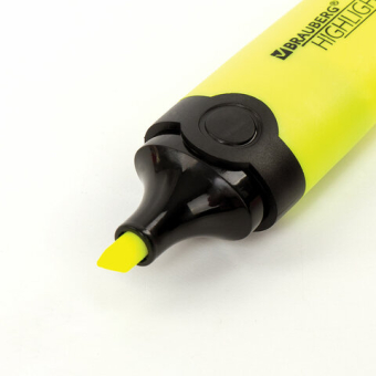 картинка Текстовыделитель BRAUBERG "DELTA", ЖЕЛТЫЙ, линия 1-5 мм, 151719 от магазина МОЛТИ